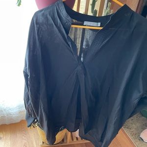 Vince black tunic shirt